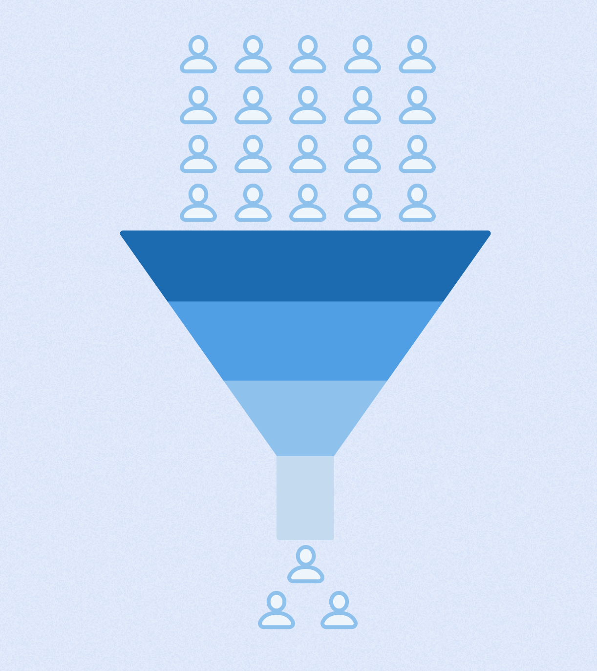 Funnel illustration