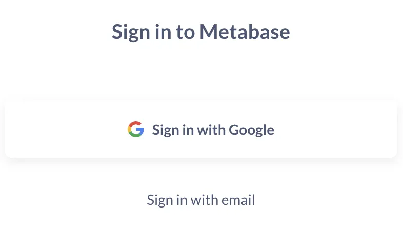Fig. 1. You'll probably recognize this Sign in with Google prompt from other apps. This is an example of SSO set up with Google sign-in.