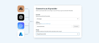 AI provider settings